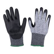 Rukavice s vysokou odolností proti prořezu, polomáčené v PU, velikost 8"