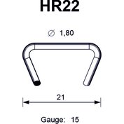 HOG-RING spony OMER HR 22