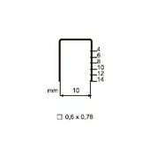 Spony do ručnej sponkovačky OEM 530/04 ZN